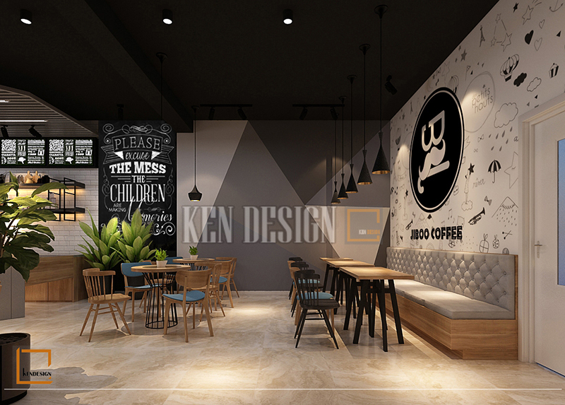 Thiết kế quán cafe Jiboo
